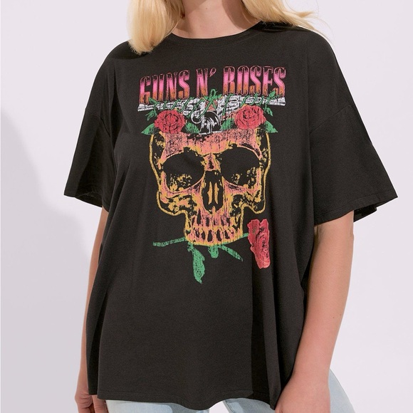 (A11) Guns N Roses 1991 US Tour Short Sleeve Tee - Black, Size 3X, NWOT, Unisex - Picture 2 of 8